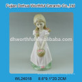 Ceramic wedding decoration with nice girl design